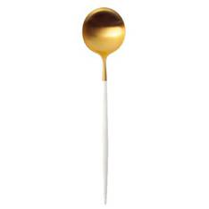 Goa White & Matt Gold Coffee Spoon